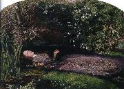 Sir John Everett Millais ofelia oil painting artist